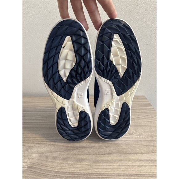 Footjoy Flex XP Mens Sz 11 Royal Blue Athletic Spikeless Golf Knit Shoes 56268 - Picture 10 of 12